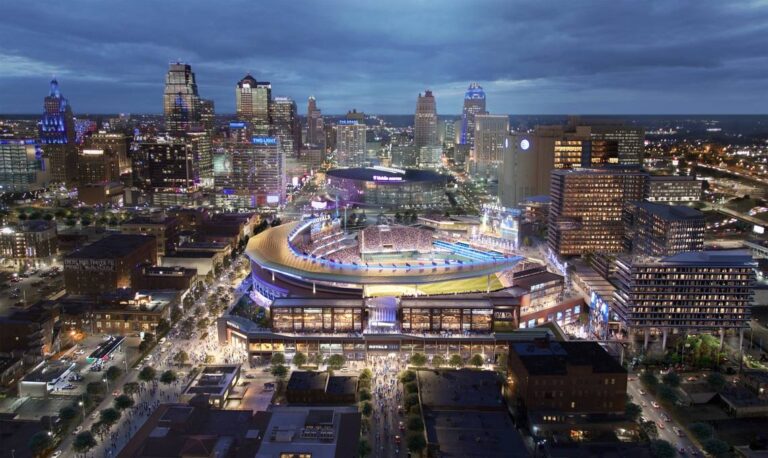 Rendering of New Kansas City Royals Stadium